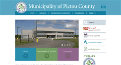 Desktop Screenshot of county.pictou.ns.ca