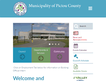Tablet Screenshot of county.pictou.ns.ca